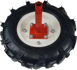 KOŁA POMPOWANE GUMOWE POMOCNICZE 4.0-8 400mm 8'' ZESTAW PARA DO GLEBOGRYZARKI MASTERCUT HSDT