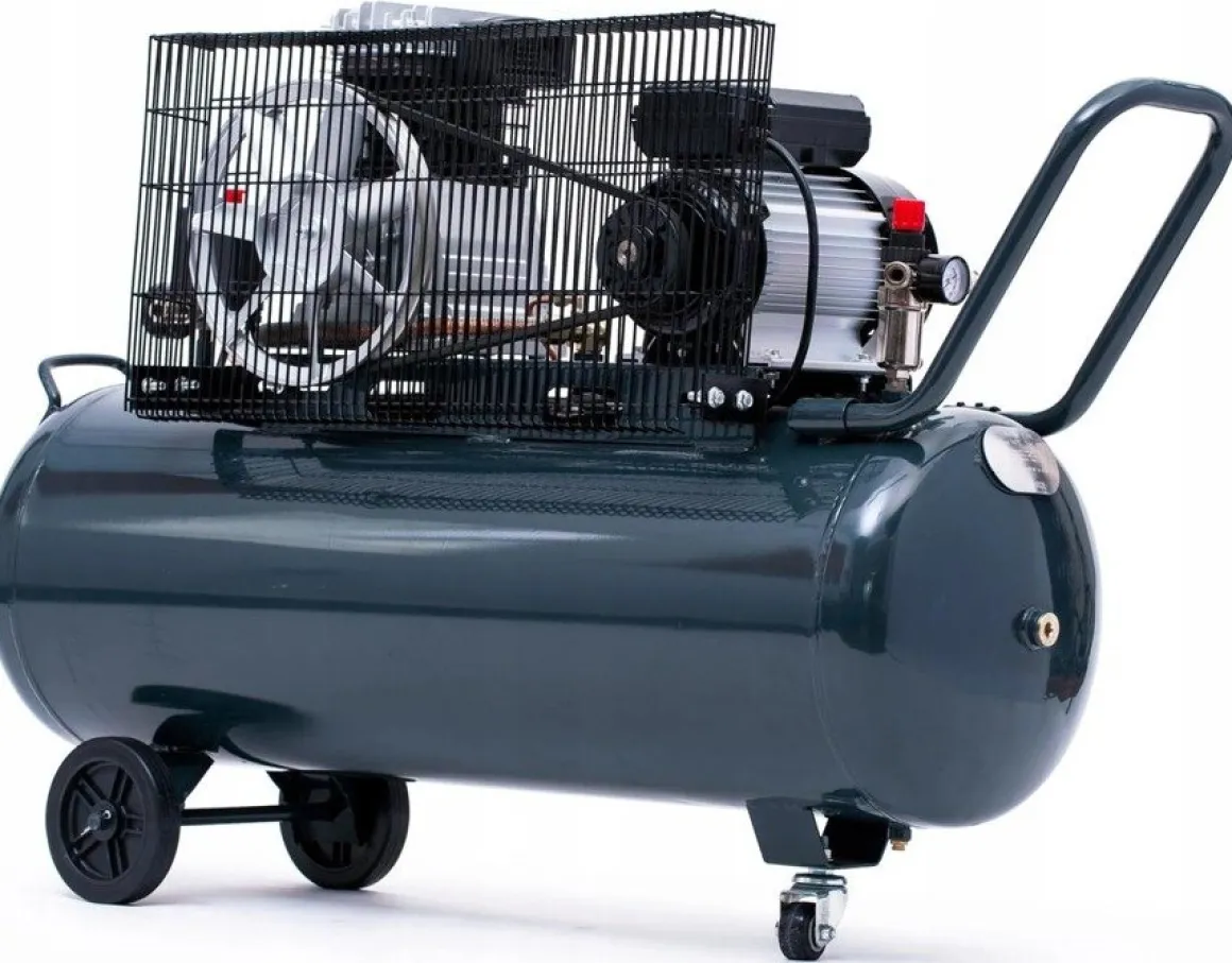 KOMPRESOR TŁOKOWY JAGER GERMAN SPRĘŻARKA POWIETRZA TŁOKOWA OLEJOWA 100L 8BAR 350l/Min 2.2 kW 230V Mocna Rzecz