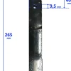 KONSOLA ŁĄCZNIK ADAPTER OSPRZĘTU GLEBOGRYZARKI MASTERCUT HSDT80 PTT90