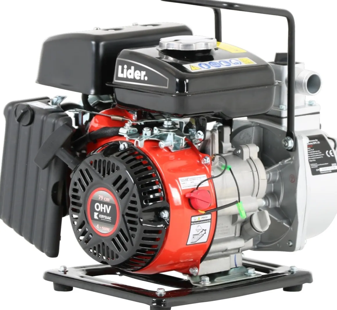LIDER DPC25 MOTOPOMPA POMPA STRAŻACKA SPALINOWA DO WODY BRUDNEJ CZYSTEJ WYSOKOWYDAJNA 6000 l/h 6m3/h - OFICJALNY DYSTRYBUTOR - AUTORYZOWANY DEALER LIDER