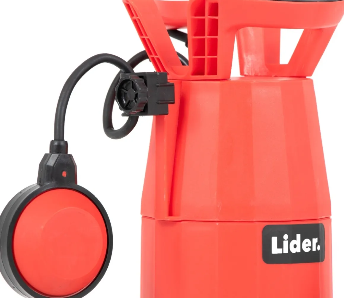 LIDER PWB750 POMPA ZANURZENIOWA ZATAPIALNA DO WODY BRUDNEJ CZYSTEJ OGRODOWA 750W 12500 l/h - OFICJALNY DYSTRYBUTOR - AUTORYZOWANY DEALER LIDER