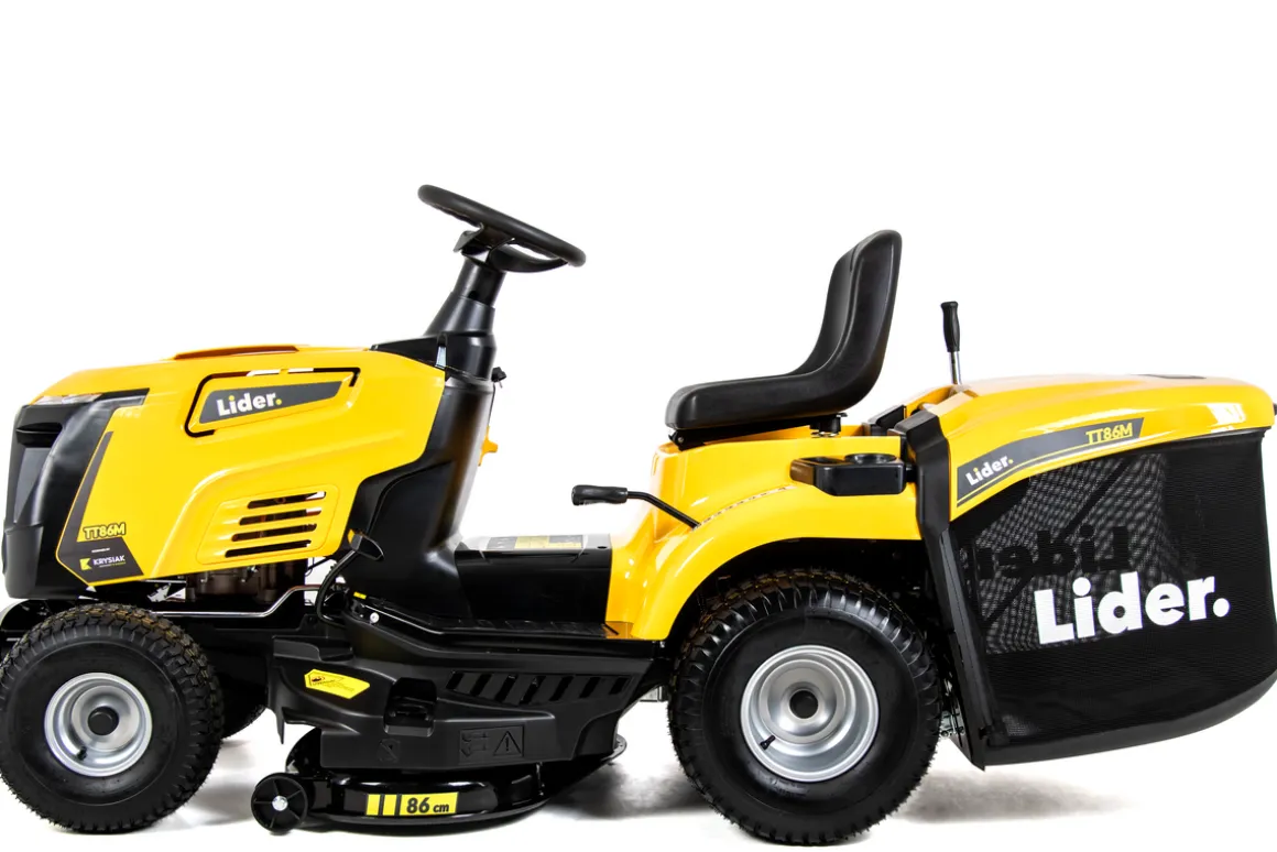 LIDER TT86M TRAKTOREK OGRODOWY KOSIARKA SPALINOWA TRAKTOR DO TRAWY RIDER 86cm / 8,8KM - OFICJALNY DYSTRYBUTOR - AUTORYZOWANY DEALER LIDER