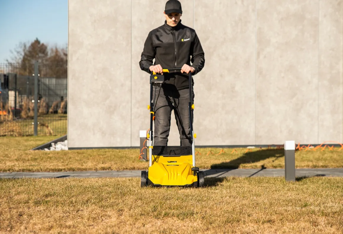 LIDER WNW1400 WERTYKULATOR DO TRAWY ELEKTRYCZNY 2W1 AREATOR AERATOR + 2 WAŁKI 1400W - OFICJALNY DYSTRYBUTOR - AUTORYZOWANY DEALER LIDER