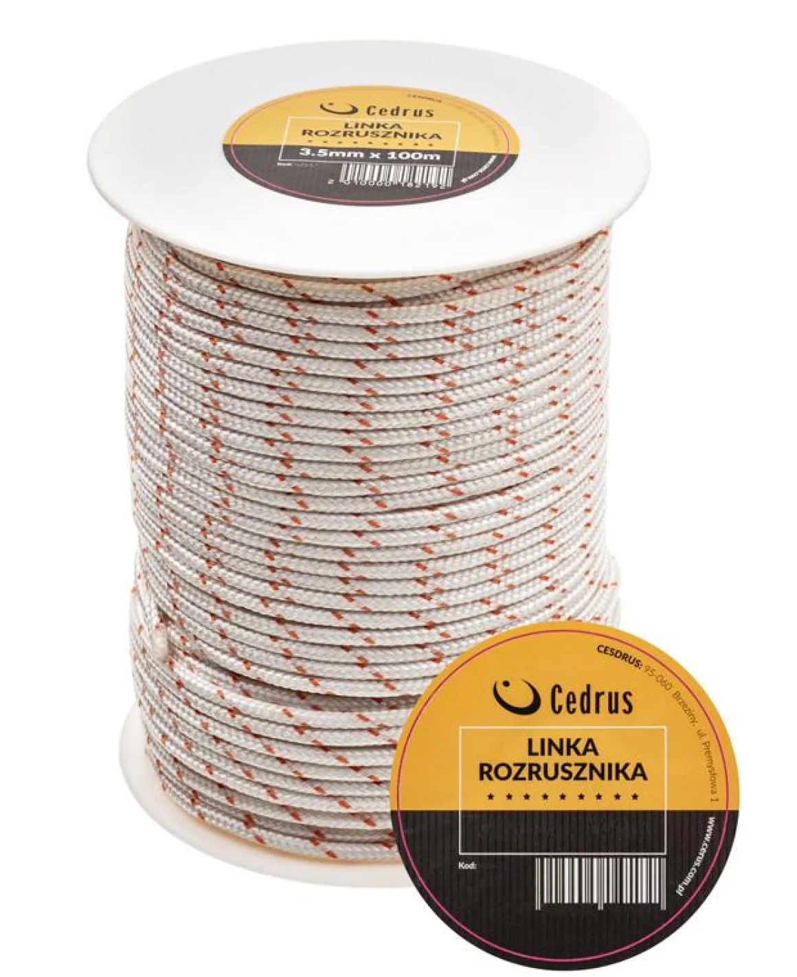 Linka rozrusznika NZ637 3,5 mm x 100 m sznurek startowy do kosiarek i pilarek
