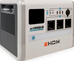 LONCIN EHOM EP1650-3 STACJA ZASILANIA BANK MAGAZYN ENERGI AGREGAT POWERBANK STACJA ZASILAJĄCA 1024Wh moc 1650VA EWIMAX - OFICJALNY DYSTRYBUTOR - AUTORYZOWANY DEALER LONCIN
