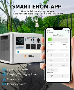 LONCIN EHOM EP1650-3 STACJA ZASILANIA BANK MAGAZYN ENERGI AGREGAT POWERBANK STACJA ZASILAJĄCA 1024Wh moc 1650VA EWIMAX - OFICJALNY DYSTRYBUTOR - AUTORYZOWANY DEALER LONCIN