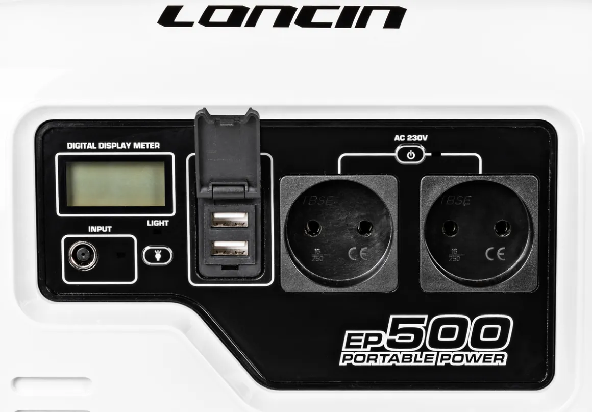 LONCIN EP500 STACJA ZASILANIA BANK MAGAZYN ENERGI AGREGAT POWERBANK STACJA ZASILAJĄCA 560Wh moc 500VA EWIMAX - OFICJALNY DYSTRYBUTOR - AUTORYZOWANY DEALER CEDRUS