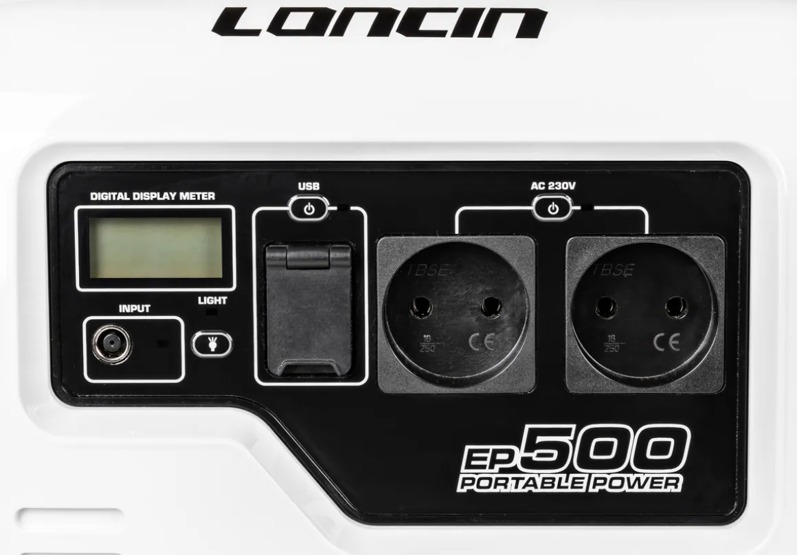 LONCIN EP500 STACJA ZASILANIA BANK MAGAZYN ENERGI AGREGAT POWERBANK STACJA ZASILAJĄCA 560Wh moc 500VA EWIMAX - OFICJALNY DYSTRYBUTOR - AUTORYZOWANY DEALER CEDRUS