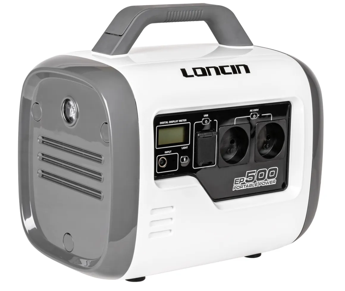 LONCIN EP500 STACJA ZASILANIA BANK MAGAZYN ENERGI AGREGAT POWERBANK STACJA ZASILAJĄCA 560Wh moc 500VA EWIMAX - OFICJALNY DYSTRYBUTOR - AUTORYZOWANY DEALER CEDRUS