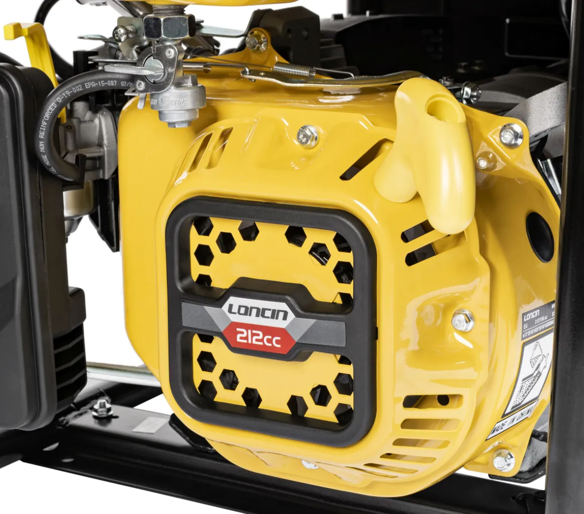 LONCIN LC3500-AS MOCNY AGREGAT GENERATOR PRĄDOTWÓRCZY 2x230V AVR 3,1kW - EWIMAX OFICJALNY DYSTRYBUTOR - AUTORYZOWANY DEALER LONCIN