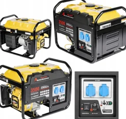 LONCIN LC3500-AS MOCNY AGREGAT GENERATOR PRĄDOTWÓRCZY 2x230V AVR 3,1kW - EWIMAX OFICJALNY DYSTRYBUTOR - AUTORYZOWANY DEALER LONCIN