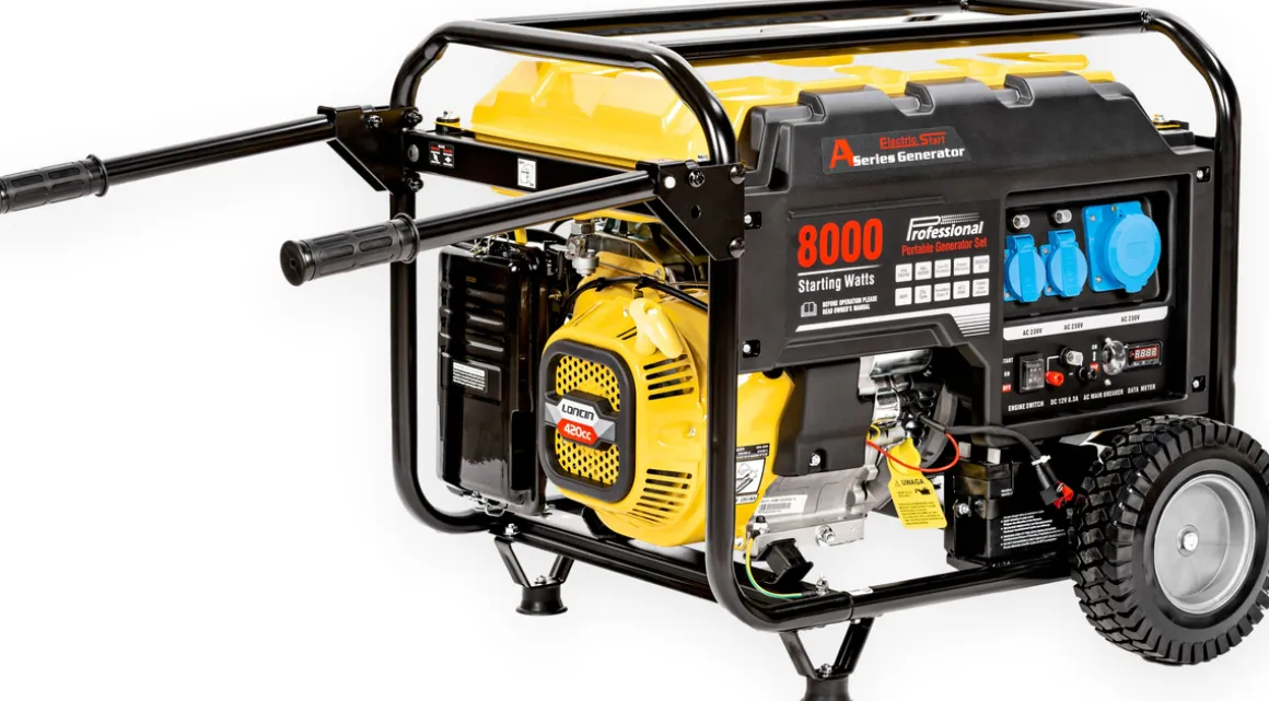 LONCIN LC8000D-AS-1F MOCNY AGREGAT GENERATOR PRĄDOTWÓRCZY 230V AVR 6,5kW - EWIMAX OFICJALNY DYSTRYBUTOR - AUTORYZOWANY DEALER LONCIN