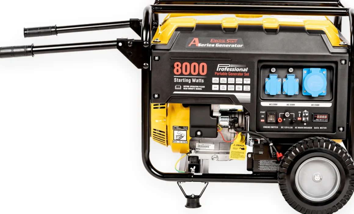 LONCIN LC8000D-AS-1F MOCNY AGREGAT GENERATOR PRĄDOTWÓRCZY 230V AVR 6,5kW - EWIMAX OFICJALNY DYSTRYBUTOR - AUTORYZOWANY DEALER LONCIN