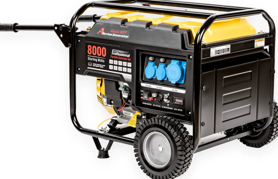 LONCIN LC8000D-AS-1F MOCNY AGREGAT GENERATOR PRĄDOTWÓRCZY 230V AVR 6,5kW - EWIMAX OFICJALNY DYSTRYBUTOR - AUTORYZOWANY DEALER LONCIN