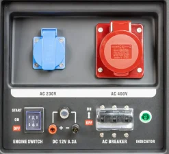 LONCIN LC8000D-AS MOCNY AGREGAT GENERATOR PRĄDOTWÓRCZY 230V / 400V AVR 6,5kW - EWIMAX OFICJALNY DYSTRYBUTOR - AUTORYZOWANY DEALER LONCIN