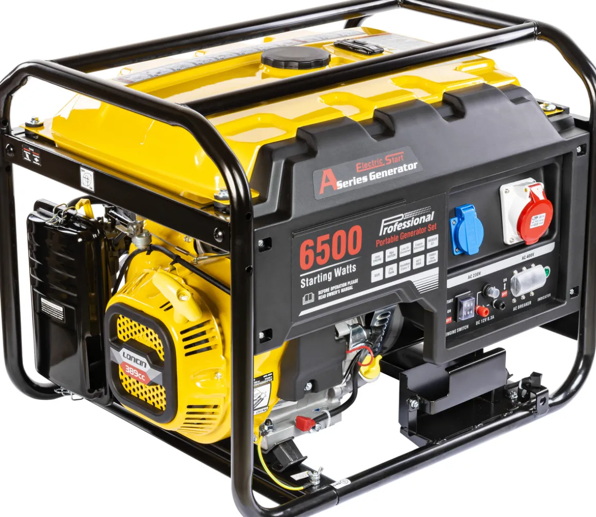 LONCIN LC6500D-AS MOCNY AGREGAT GENERATOR PRĄDOTWÓRCZY 230V / 400V AVR 5,5kW - EWIMAX OFICJALNY DYSTRYBUTOR - AUTORYZOWANY DEALER LONCIN