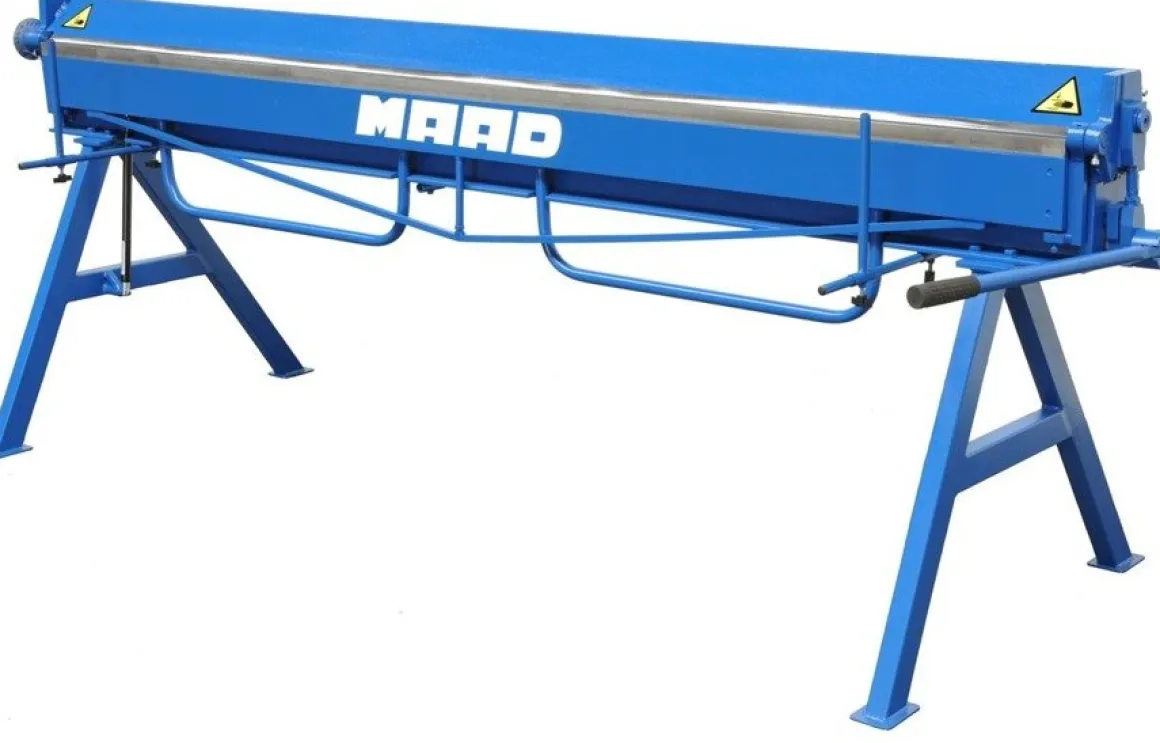 MAAD ZG-2500/0.7mm ZAGINARKA GIĘTARKA KRAWĘDZIARKA DEKARSKA DO BLACHY Z CIĘCIEM MAAD ZG-2500/0.7 mm