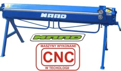 MAAD ZG-2000/0.7 ZAGINARKA GIĘTARKA KRAWĘDZIARKA DEKARSKA DO BLACHY Z MOŻLIWOŚCIĄ CIĘCIA MAAD ZG-2000/0.7 mm