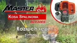MASTERCUT BC430ES KOSA SPALINOWA Z ROZRUSZNIKIEM ELEKTRYCZNYM ESTART KOSA DO TRAWY WYKASZARKA PODKASZARKA PODCINARKA 2,2KM