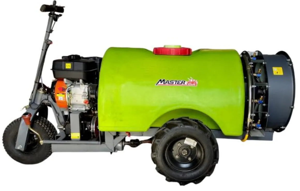 MASTERCUT FH-G200-A OPRYSKIWACZ SPALINOWY WÓZKOWY TURBINOWY JEZDNY TACZKOWY WÓZKOWY NA KOŁACH Z NAPĘDEM TURBINA 200L 5,5KM