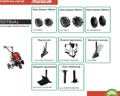 MASTERCUT HSDT80A2 GLEBOGRYZARKA SPALINOWA KULTYWATOR 2 BIEGI / 7 KM / 35cm do 80cm