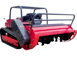 MASTERCUT JFRC100S KOSIARKA BIJAKOWA ROBOT KOSZĄCY ZDALNIE STEROWANY KOSIARKA HYBRYDOWA GĄSIENICOWA SPALINOWA TRAKTOREK POD PANELE Z NAPĘDEM NA PILOTA FOTOWOLTAIKA 100cm