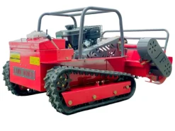 MASTERCUT JFRC100S KOSIARKA BIJAKOWA ROBOT KOSZĄCY ZDALNIE STEROWANY KOSIARKA HYBRYDOWA GĄSIENICOWA SPALINOWA TRAKTOREK POD PANELE Z NAPĘDEM NA PILOTA FOTOWOLTAIKA 100cm