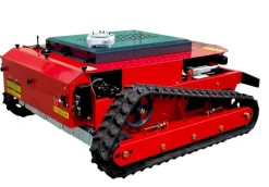 MASTERCUT JFRC90S KOSIARKA BIJAKOWA ROBOT KOSZĄCY ZDALNIE STEROWANY KOSIARKA HYBRYDOWA GĄSIENICOWA SPALINOWA TRAKTOREK POD PANELE Z NAPĘDEM NA PILOTA FOTOWOLTAIKA 90cm