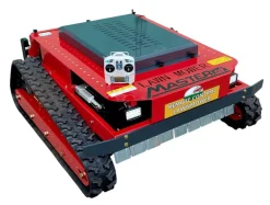 MASTERCUT JFRC90S KOSIARKA BIJAKOWA ROBOT KOSZĄCY ZDALNIE STEROWANY KOSIARKA HYBRYDOWA GĄSIENICOWA SPALINOWA TRAKTOREK POD PANELE Z NAPĘDEM NA PILOTA FOTOWOLTAIKA 90cm