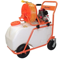 MASTERCUT KF-90-C2 OPRYSKIWACZ WÓZKOWY SPALINOWY JEZDNY TACZKOWY 90 L