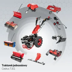 MASTERCUT MC370 TRAKTOREK TRAKTOR JEDNOOSIOWY MIKROCIĄGNIK GLEBOGRYZARKA DZIK WOM JANSEN AGRO GRILLO MURATORI - EWIMAX - OFICJALNY DYSTRYBUTOR - AUTORYZOWANY DEALER MASTERCUT