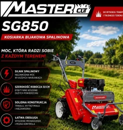 MASTERCUT SG850 KARCZOWNICA KARCZOWNIK KOSIARKA BIJAKOWA DO TRAWY ZAROŚLI OGRODOWA SPALINOWA 50CM
