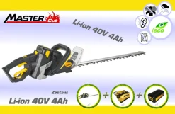 MASTERCUT TXZE40HT23 SEKATOR NOŻYCE DO ŻYWOPŁOTU AKUMULATOROWE 40V - ZESTAW