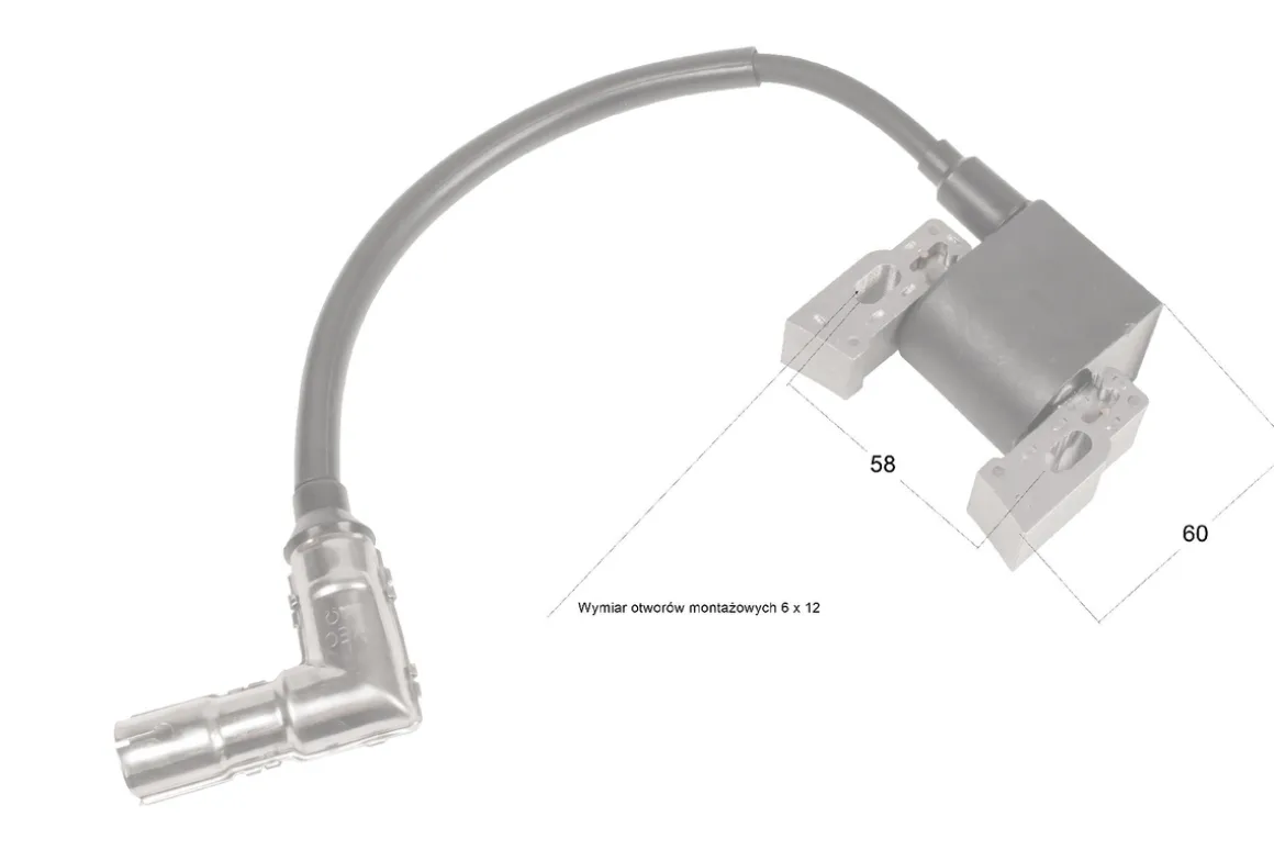 Moduł zapłonowy Loncin cewka LC2V90(T230) cylinder 2 prawy CZĘŚĆ ORYGINALNA 270920424-0001