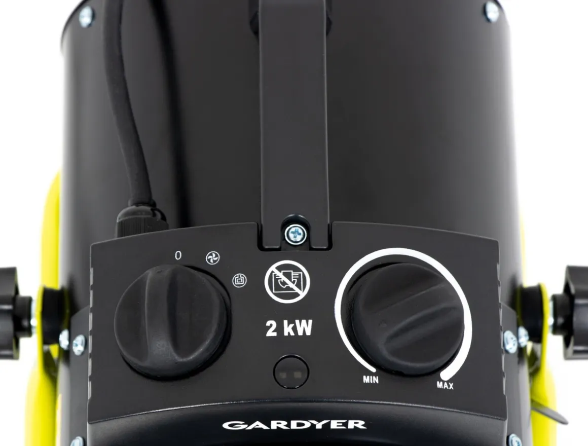NAGRZEWNICA DMUCHAWA ELEKTRYCZNA GARDYER HE2500 - OFICJALNY DYSTRYBUTOR - AUTORYZOWANY DEALER GARDYER