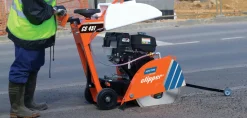 NORTON CLIPPER CS451E PIŁA PILARKA PRZECINARKA ELEKTRYCZNA JEZDNA DROGOWA DO BETONU ASFALTU BUDOWLANA Ø 450mm 5.5kW - OFICJALNY DYSTRYBUTOR - AUTORYZOWANY DEALER NORTON CLIPPER