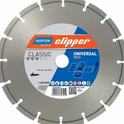 NORTON CLIPPER TARCZA DIAMENTOWA UNIWERSALNA NORTON CLIPPER CLASSIC UNIVERSAL LASER 350-10X2.8 350mm X 20mm do NORTON CLIPPER CE414 i CP514 OFICJALNY DYSTRYBUTOR - AUTORYZOWANY DEALER NORTON CLIPPER