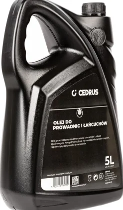 OLEJ CEDRUS 5L DO SMAROWANIA ŁAŃCUCHÓW I PROWADNIC PIŁ PILAREK PRZECINAREK 050016 - EWIMAX - OFICJALNY DYSTRYBUTOR - AUTORYZOWANY DEALER CEDRUS