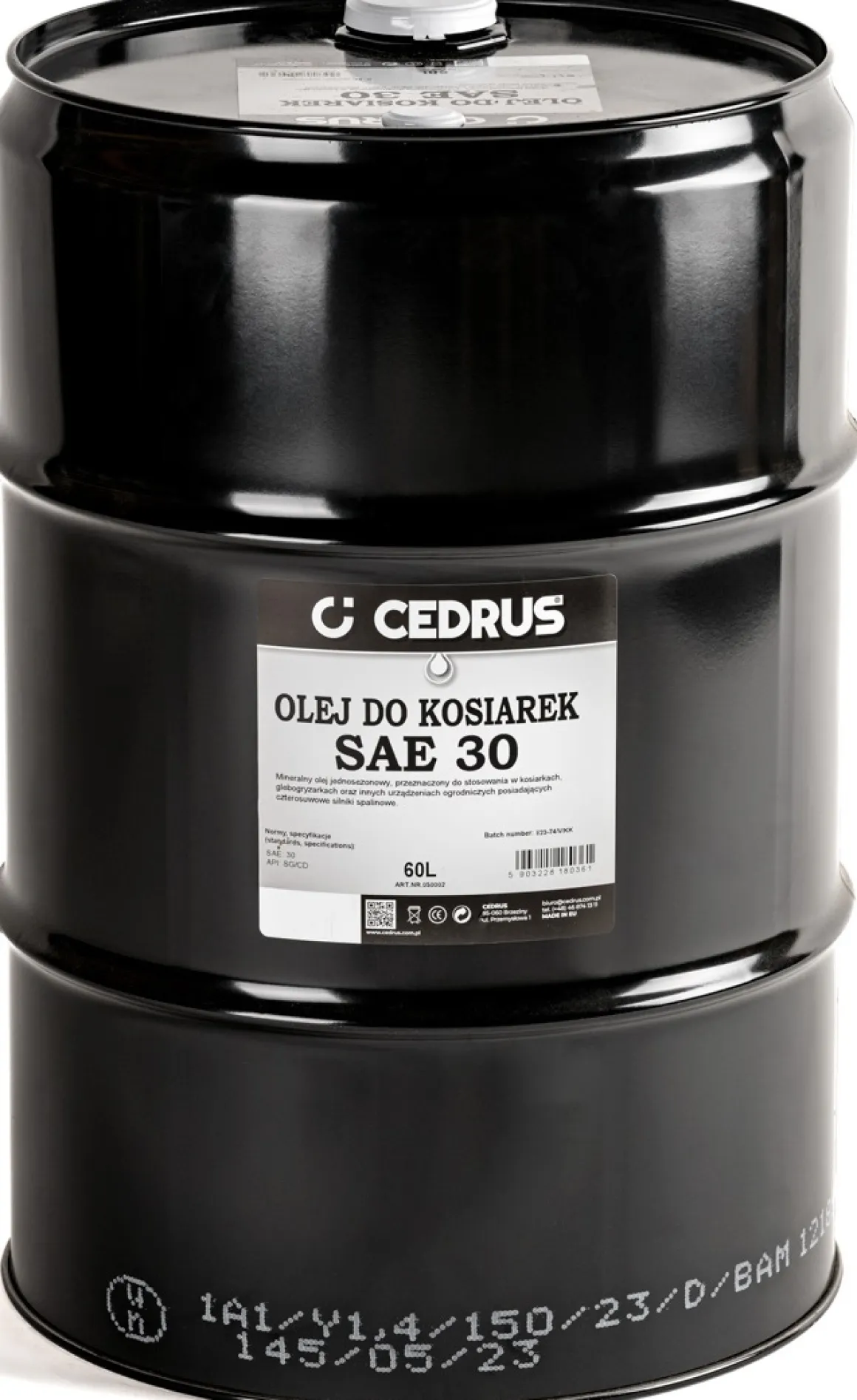 Olej silnikowy Cedrus SAE30 60L