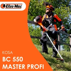 OLEO MAC BC 550 MASTER PROFI KOSA SPALINOWA DO TRAWY PROFESJONALNA WYKASZARKA PODKASZARKA PODCINARKA MOC 3.7 KM KLASA PREMIUM 61409001E2A EWIMAX-OFICJALNY DYSTRYBUTOR - AUTORYZOWANY DEALER OLEO-MAC
