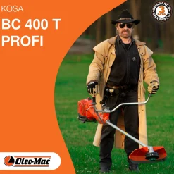 OLEO MAC BC 400 T PROFI KOSA SPALINOWA DO TRAWY PROFESJONALNA WYKASZARKA PODKASZARKA PODCINARKA MOC 2.5 KM KLASA PREMIUM 61429002E2 EWIMAX-OFICJALNY DYSTRYBUTOR - AUTORYZOWANY DEALER OLEO-MAC