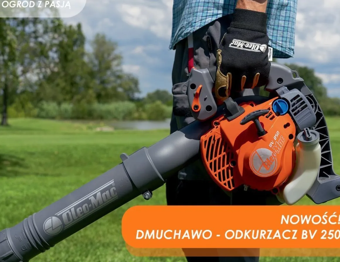 OLEO MAC BV 250 ODKURZACZ SPALINOWY OGRODOWY DMUCHAWA DO LIŚCI KLASA PREMIUM 56609001E5 EWIMAX-OFICJALNY DYSTRYBUTOR - AUTORYZOWANY DEALER OLEO-MAC