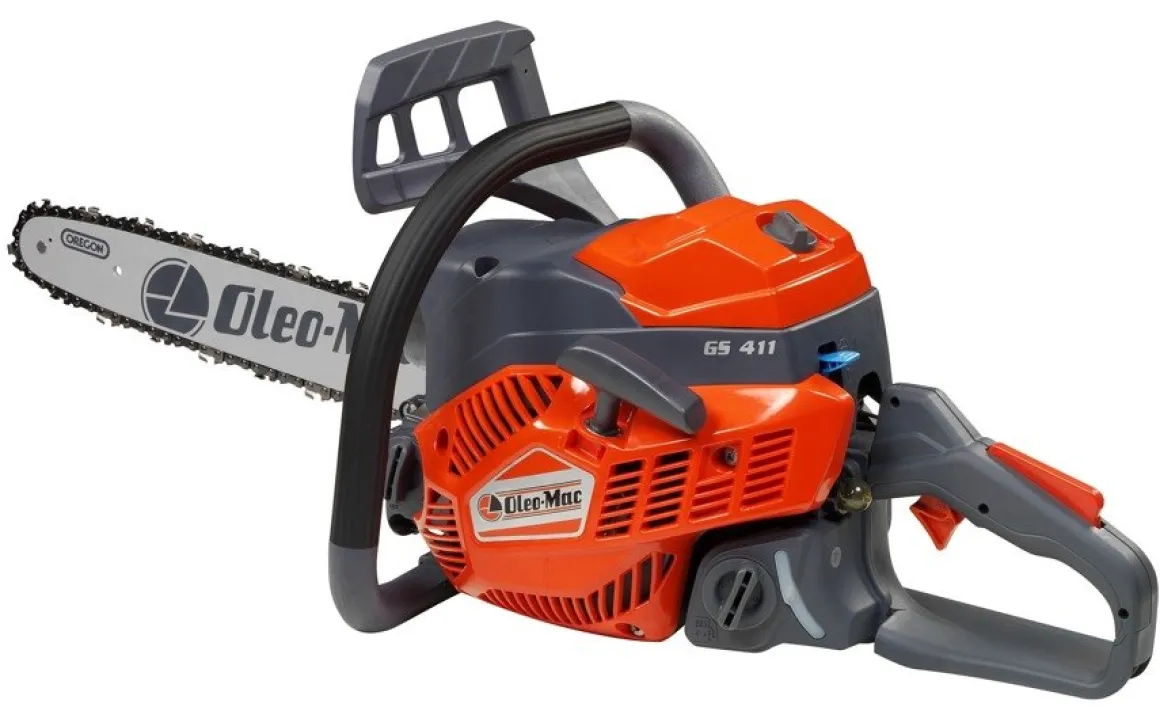 OLEO-MAC GS 411 3/8 PIŁA PILARKA PRZECINARKA SPALINOWA ŁANCUCHOWA DO DREWNA 2.9 KM KLASA PREMIUM 50179231E2 EWIMAX-OFICJALNY DYSTRYBUTOR - AUTORYZOWANY DEALER OLEO-MAC