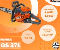 OLEO-MAC GS 371 PIŁA PILARKA PRZECINARKA SPALINOWA ŁANCUCHOWA DO DREWNA 2.6 KM PREMIUM 50189151E2 OFICJALNY DYSTRYBUTOR - AUTORYZOWANY DEALER OLEO-MAC