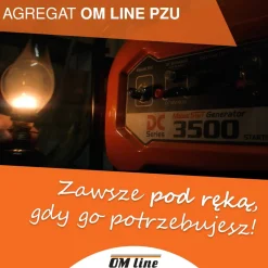 OLEO MAC OM LINE PZU 35 DCS AGREGAT GENERATOR PRĄDOTWÓRCZY 230V z AVR 3,1 KW - OFICJALNY DYSTRYBUTOR - AUTORYZOWANY DEALER OLEO MAC