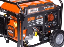 OLEO MAC OM LINE PZU 80E DAS AGREGAT GENERATOR PRĄDOTWÓRCZY 230V 400V z AVR ESTART ROZRUSZNIK  6,5 KW - OFICJALNY DYSTRYBUTOR - AUTORYZOWANY DEALER OLEO MAC