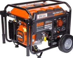 OLEO MAC OM LINE PZU 80E DAS AGREGAT GENERATOR PRĄDOTWÓRCZY 230V 400V z AVR ESTART ROZRUSZNIK  6,5 KW - OFICJALNY DYSTRYBUTOR - AUTORYZOWANY DEALER OLEO MAC