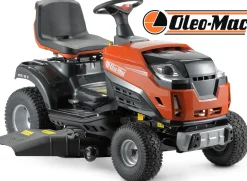 OLEO MAC OM 109L/16 K TRAKTOREK OGRODOWY DO TRAWY Z BOCZNYM WYRZUTEM KOSIARKA SAMOJEZDNA SPALINOWA DO TRAWY HYDROSTAT 108cm 68059203 - OFICJALNY DYSTRYBUTOR - AUTORYZOWANY DEALER OLEO-MAC
