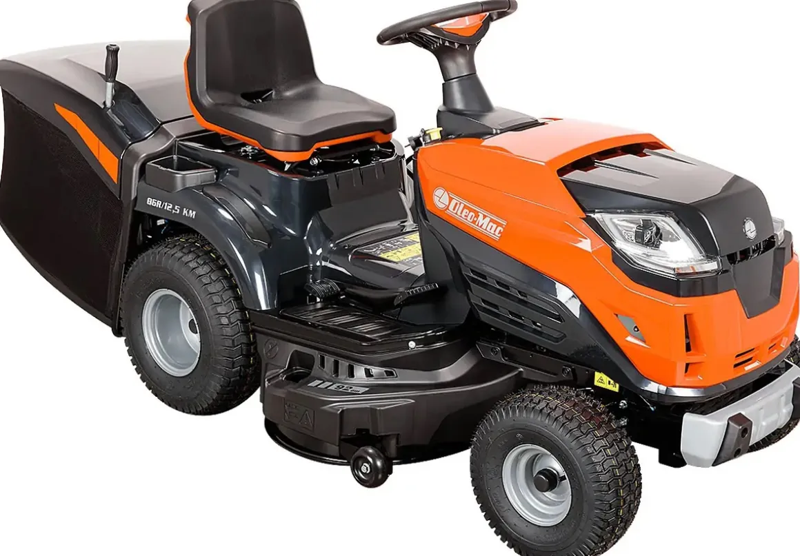 OLEO MAC OM 86R/12.5 KM TRAKTOREK OGRODOWY DO TRAWY KOSIARKA SAMOJEZDNA SPALINOWA DO TRAWY 68059228 86cm - OFICJALNY DYSTRYBUTOR - AUTORYZOWANY DEALER OLEO-MAC