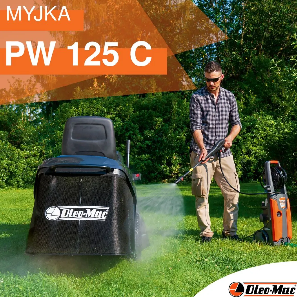 OLEO-MAC PW 125 C MYJKA WYSOKOCIŚNIENIOWA 150 bar KLASA PREMIUM 68509101 EWIMAX-OFICJALNY DYSTRYBUTOR - AUTORYZOWANY DEALER OLEO-MAC